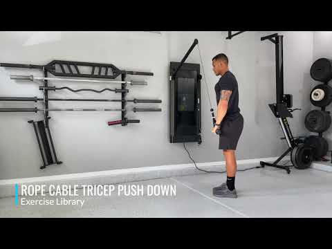 Rope Cable Tricep Pushdown